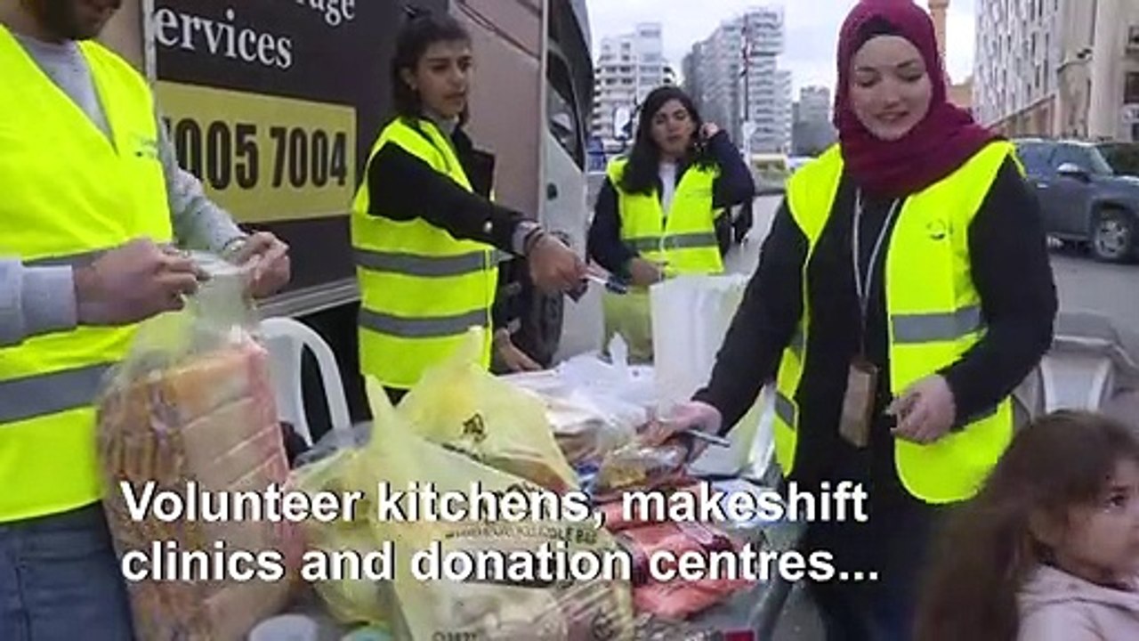 As poverty deepens, Lebanon protesters step in to help