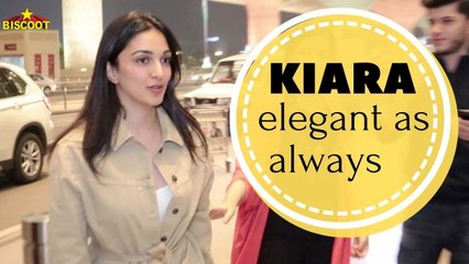 KabirSingh diva Kiara Advani snapped by the paparazzi at Mumbai Airport