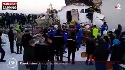 Kazakhstan : Un avion de ligne s’écrase après le décollage (Vidéo)