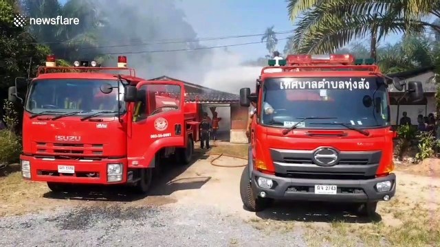 Thai woman burnt alive after 'charging phone sets house on fire during sleep'