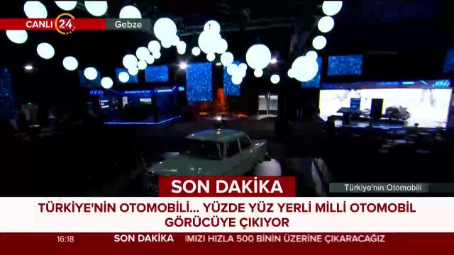 #SONDAKİKA İşte Türkiye'nin yerli arabası