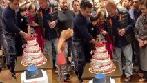 Salman Khan cuts birthday cake with nephew Ahil;Watch video | FilmiBeat