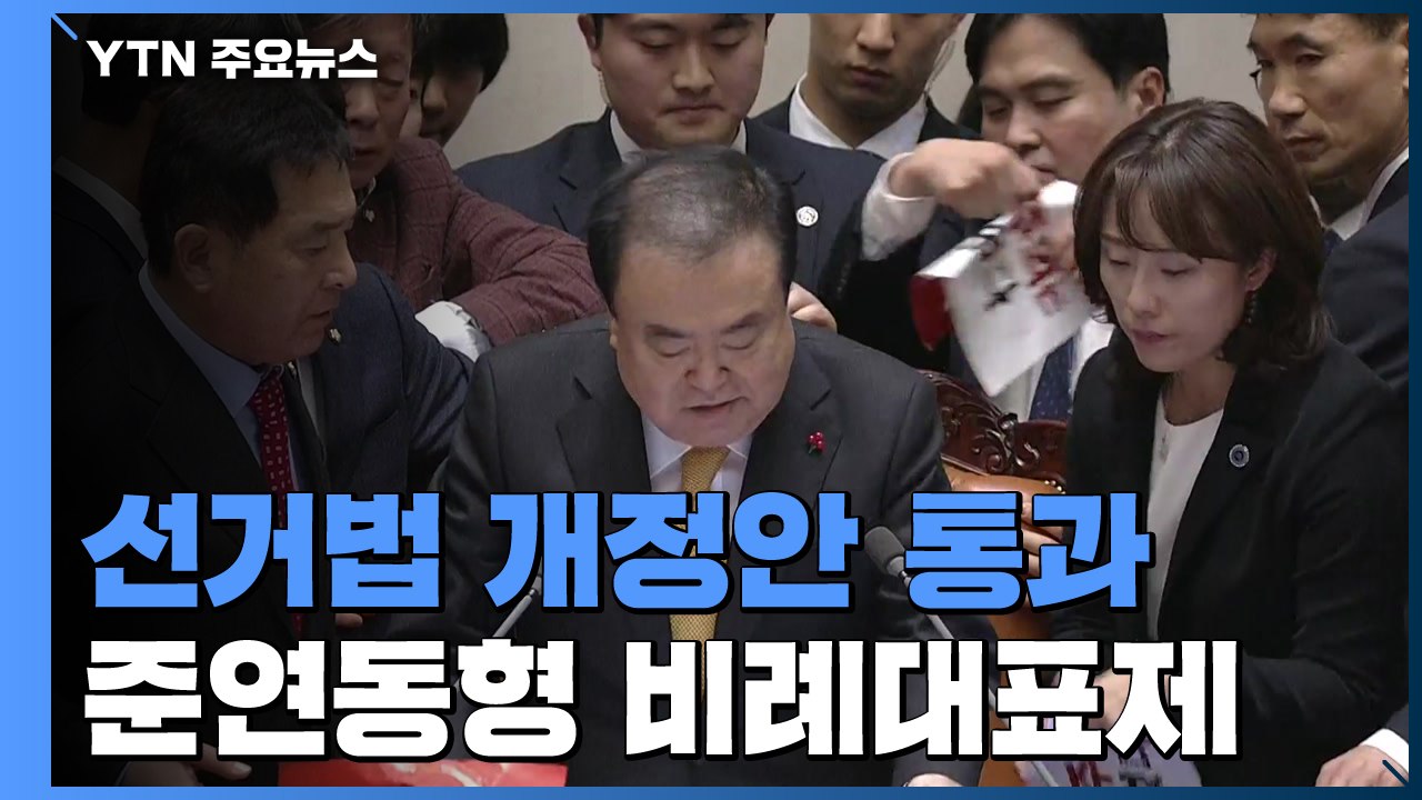 패스트트랙 정국 이후 8달 만에 선거법 통과 / YTN