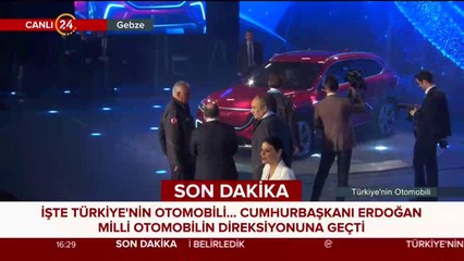 #CANLI Türkiye'nin yerli otomobili görücüye çıktı