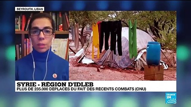 Selon l'ONU, plus de 235 000 déplacés du fait des récents combats dans la région d'Idleb.
