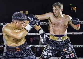 GO SPORTS: International Boxing  - Wilmer Gonzalez vs Tommy Jacobs at the Charter Hall, Colchester 15th December 2019