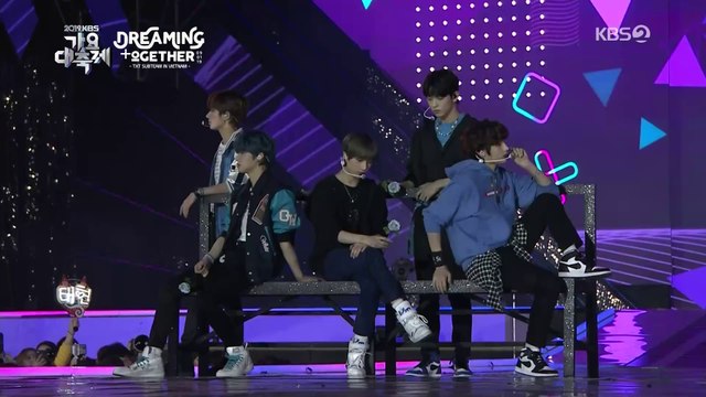 [TXT-Vietsub] TXT Cover 'REPLY' + Run Away @ KBS Gayo Daechukie 2019