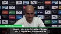 I tried to convince Kompany to stay...a lot! - Guardiola