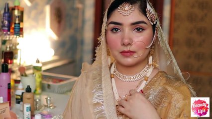 NAIMAL KHAWAR NIKKAH INSPIRED MAKEUP TUTORIAL BY NISHOO KHAN