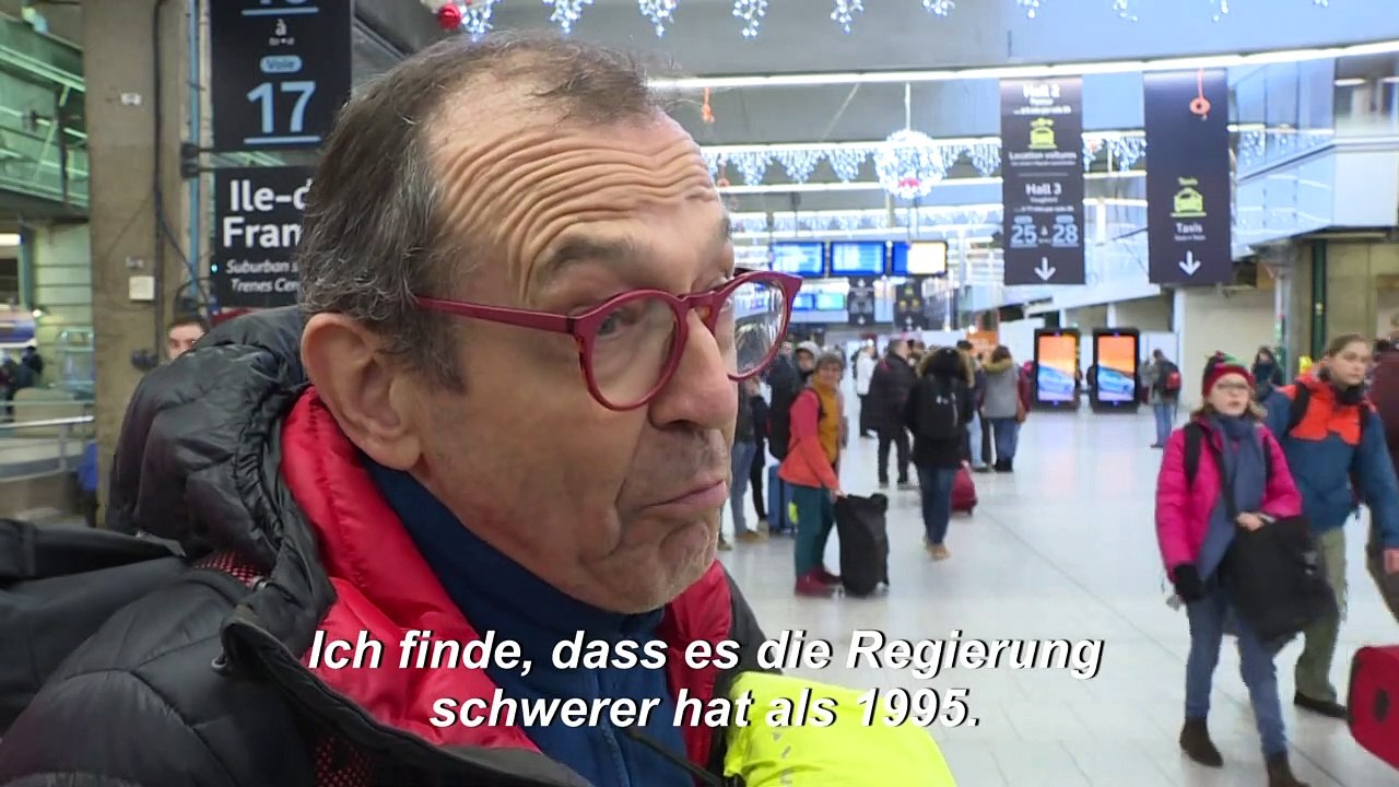 Streiks machen französische Fahrgäste 'verrückt'
