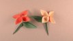 TUTO - Une fleur à 4 pétales installée dans un vase de St-Valentin (origami)