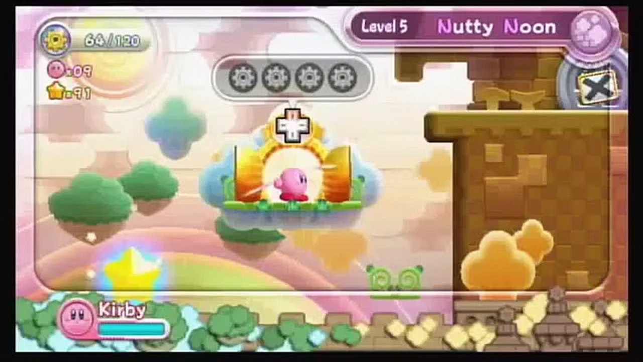 Kirby's Return to Dream Land (Wii) -- 100% Walkthrough Level 5-1 --