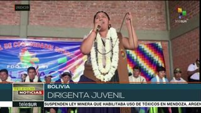 Bolivia: Juventudes del MAS expresan apoyo al presidente Evo Morales