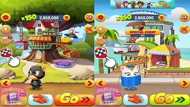 RUN- RUN- RUN- TALKING TOM GOLD RUN NEW UNDERSEA SIDEWORLD SUPER GINGER VS GENIE ANGELA