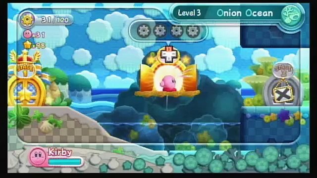 Kirby's Return to Dream Land (Wii) 100% Walkthrough Level 3-2