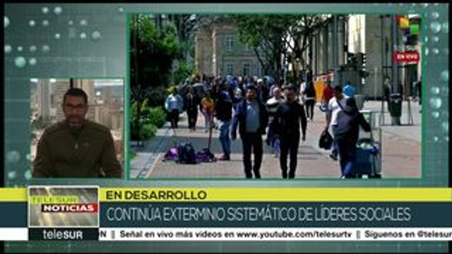 Colombia: asesinan a dos líderes sociales en Huila y Nariño