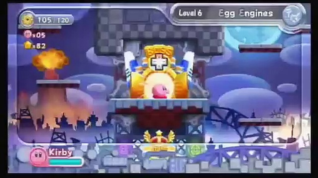 Kirby's Return to Dream Land (Wii) -- 100% Walkthrough Level 6-6 -- Boss