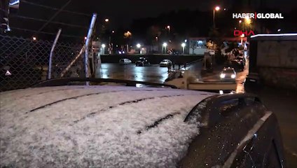 İstanbul'da mevsimin ilk karı yağdı