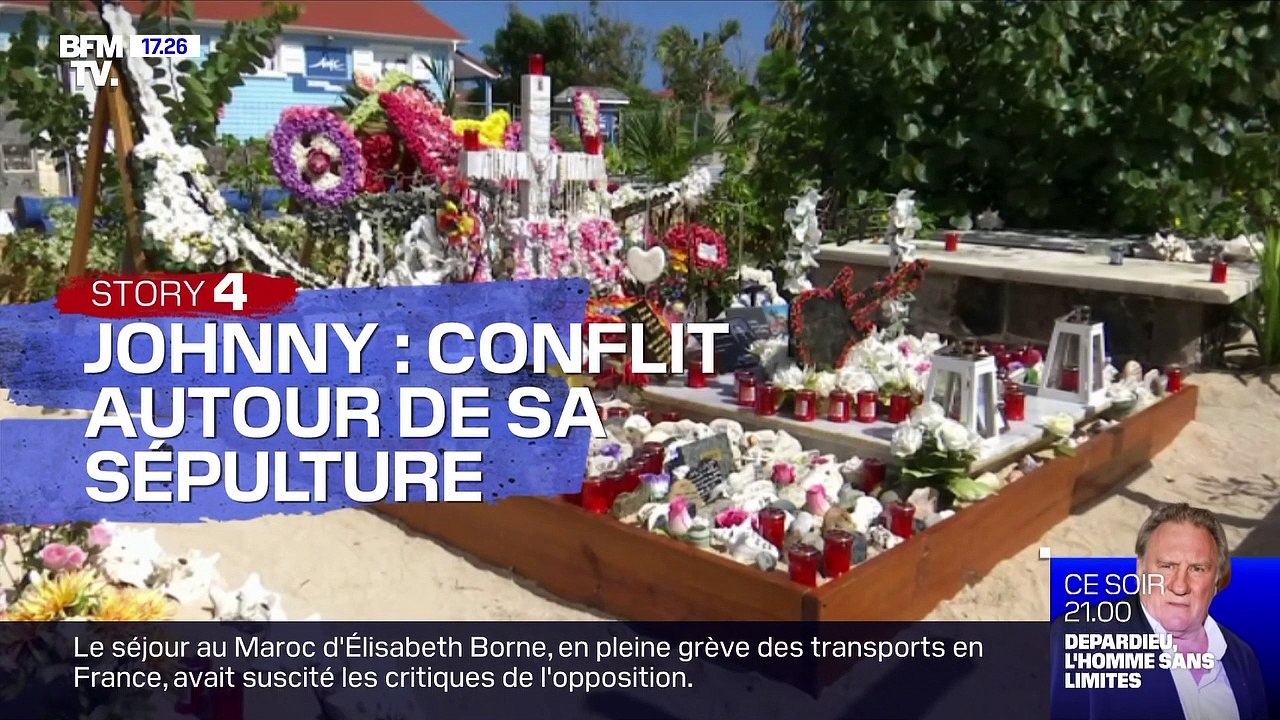 Story 3 : Conflit autour de la sépulture de Johnny Hallyday - 27/12