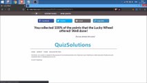 VideoFacts Spin the Lucky Wheel Quiz Answers 30 Questions Score 100% Video QuizSolutions