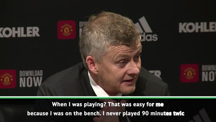 I never got to play 90 minutes - Solskjaer