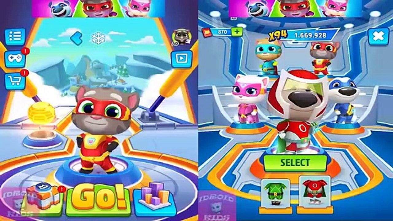 RUN- RUN- RUN- TALKING TOM HERO DASH NEW TALKING TOM VS TALKING HANK