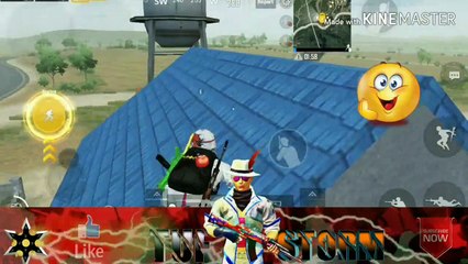 Pubg mobile new trike to climb on the tower ||water tank||