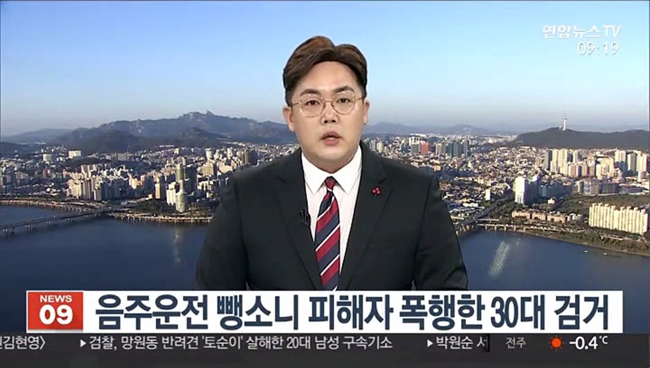 음주운전 뺑소니 피해자 폭행한 30대 검거