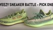adidas Yeezy 350  V2 Yeezreel VS Semi Frozen Sneaker Battle Pick One