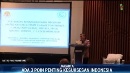 Indonesia Sukses Perjuangkan Kepentingan di COP 25