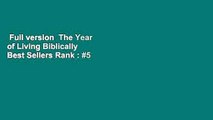 Full version  The Year of Living Biblically  Best Sellers Rank : #5