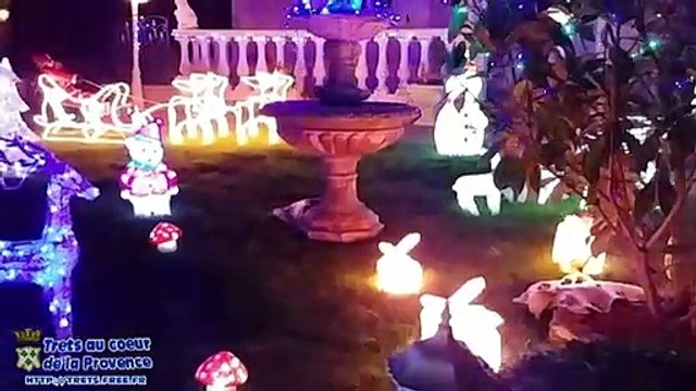 Une maison de Trets illuminée pour NOEL 2019