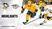 NHL Highlights | Penguins @ Predators 12/27/19