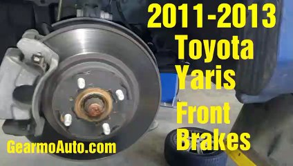 2011-2013 Toyota Yaris Front brakes