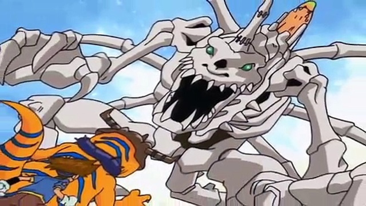 Digimon Adventure - The First Appearance of Skullgreymon (ENG SUB)