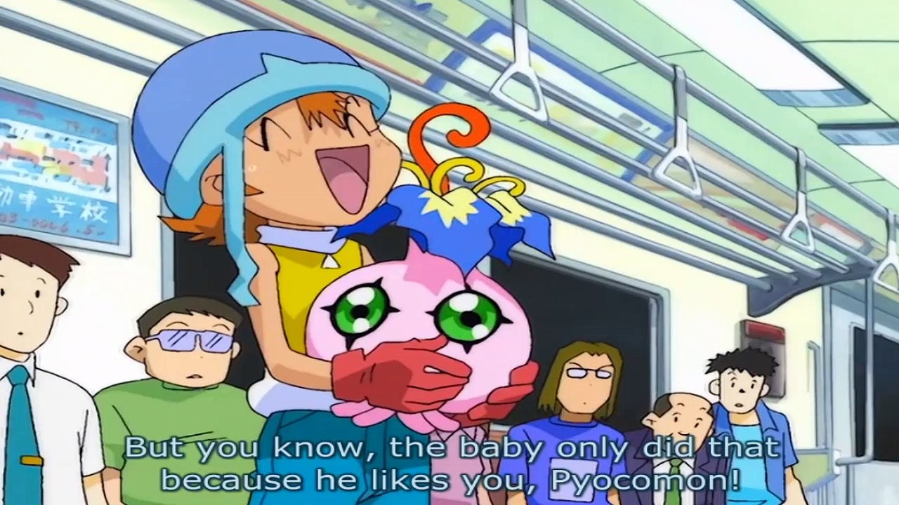 Digimon Adventure Sora is in Trouble - Funny Moment (ENG SUB)