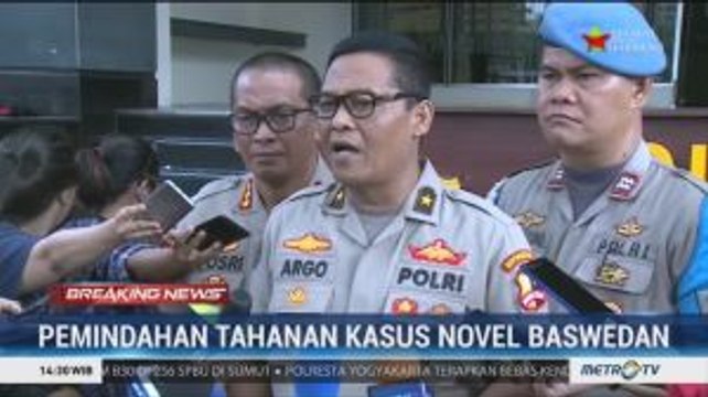 Dua Tersangka Penyerang Novel Baswedan Dipindah ke Rutan Bareskrim