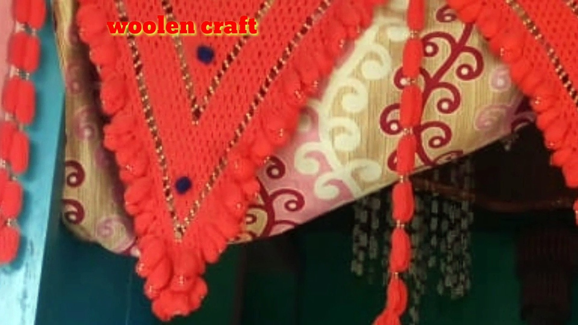 gate parda design | home decoration | hand craft | woolen design - video  Dailymotion