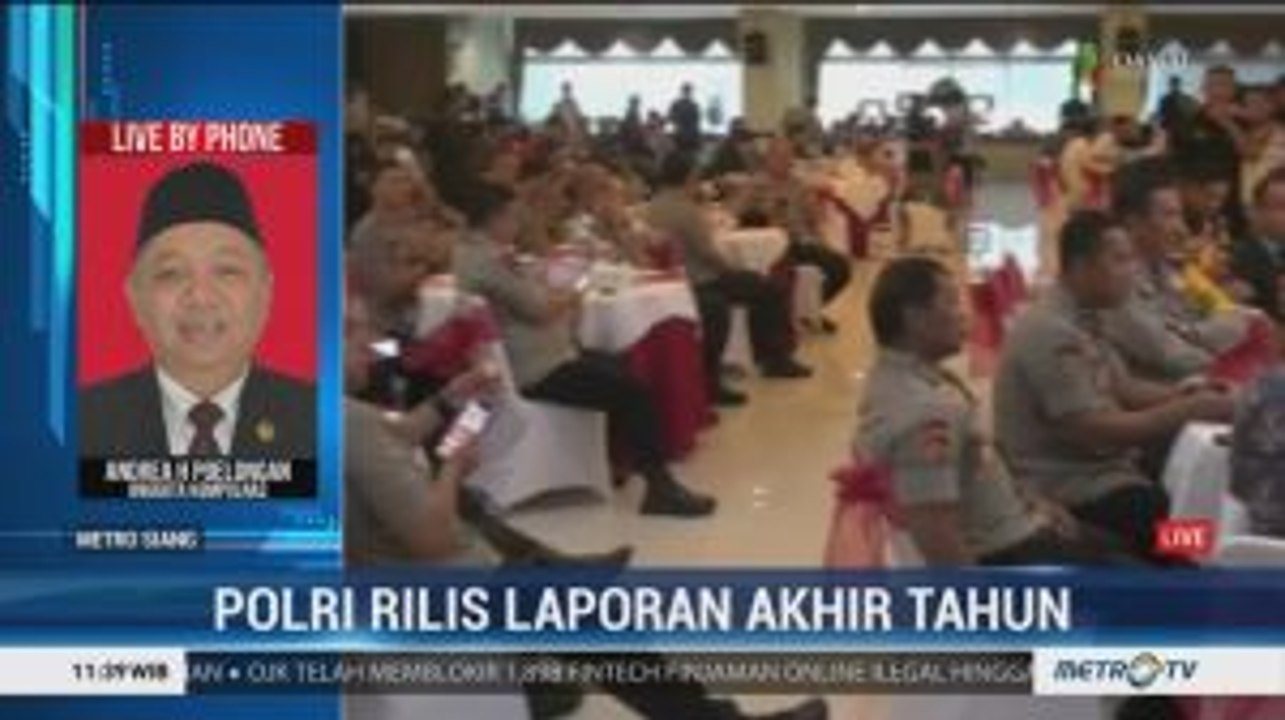 Polri Rilis Laporan Akhir Tahun 2019