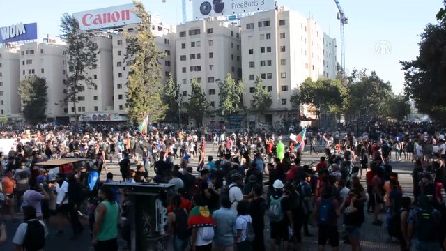 Şili'de hükümet karşıtı protestolar devam ediyor - SANTİAGO