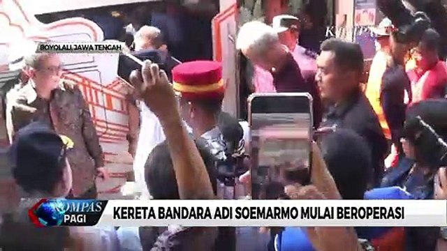 Resmi Beroperasi, Tarif Kereta Bandara Adi Soemarmo Gratis Sampai Februari 2020
