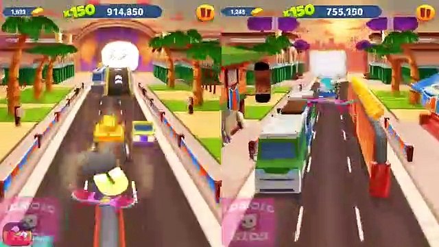 RUN- RUN- RUN- TALKING TOM GOLD RUN NEW CHINA WORLD TALKING TOM VS GENIE ANGELA