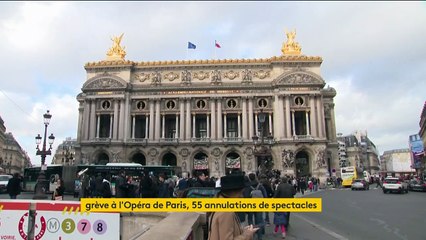 55 spectacles ont été annulés à l'Opéra de Paris