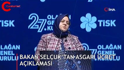 Bakan Selçuk’tan asgari ücret açıklaması