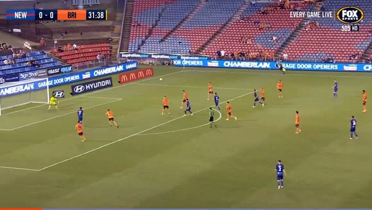 Newcastle Jets 1 - 0 Brisbane Roar Dimitrios Petratos Goal 28.12.2019 AUSTRALIA A-League