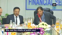 FM Nirmala Sitharaman meets PSB chiefs