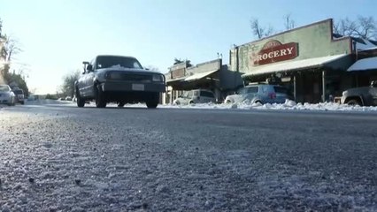 La nieve sorprende en el estado de California