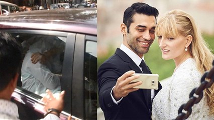 Kushal Punjabi की अंतिम यात्रा में मीडिया से मुंह छिपाती दिखीं पत्नी Audrey Dolhen | FilmiBeat