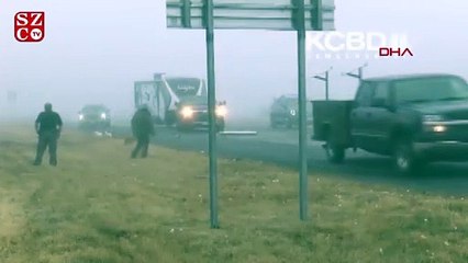 TIR kontrolden çıkıp sürüklendi