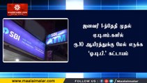 ஜனவரி 1-ந்தேதி முதல் ஏ.டி.எம்.களில் ரூ.10 ஆயிரத்துக்கு மேல் எடுக்க ‘ஓ.டி.பி.’ கட்டாயம்